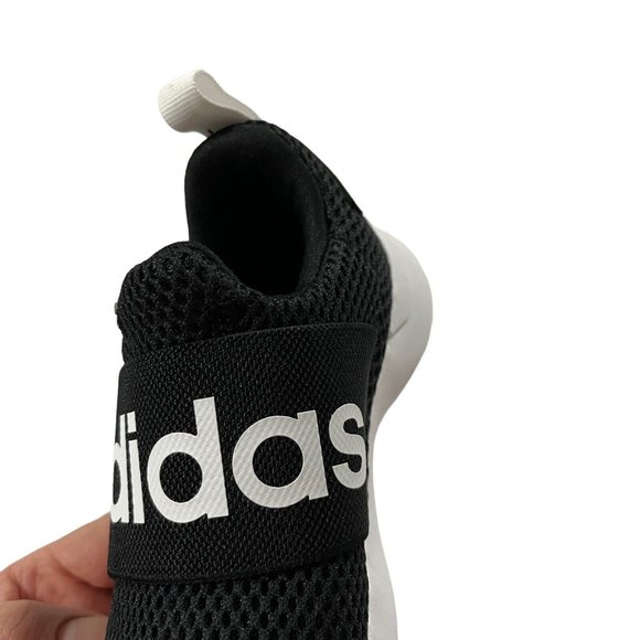 Adidas Lite Racer Boys Slip on Sneakers Size 3 Black Lightweight & Comfortable - Picture 5 of 14